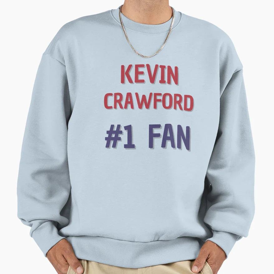 Kevin Crawford 1 Fan Sweatshirt - Custom Art Print for Adults