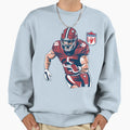 97 Player Touchdown Defensive End Sweatshirt - Minimalist Print Men Women
