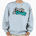Crafty And Drafty Sweatshirt - Custom Art Print Unisex