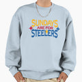 Sundays Are Steelers Sweatshirt - Graphic Print Unisex