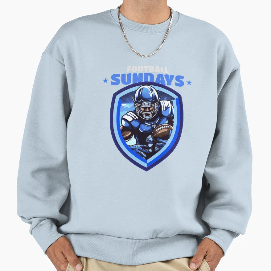Football Sundays Sweatshirt - Aesthetic Graphic for Adults