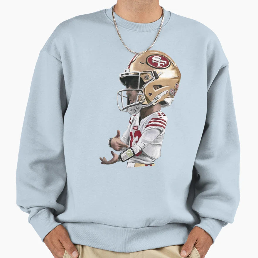 San Francisco 49Ers Quarterback Sweatshirt - Aesthetic Graphic for Adults