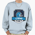 Art Detroit Lions Sweatshirt - Fun Novelty Design for Adults
