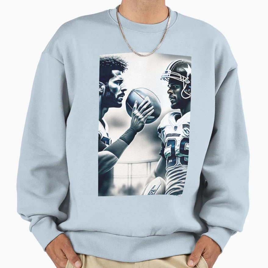 Football Match Sweatshirt - Casual Everyday Wear Unisex