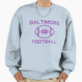 Baltimore Football 4 Sweatshirt - Minimalist Print Unisex