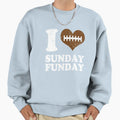 I Love Sunday Funday Football Sweatshirt - Aesthetic Graphic Men Women