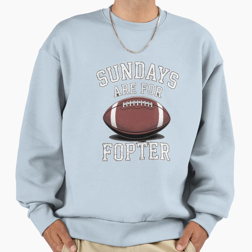 Game Day Fun Trendy Sundays Are Sweatshirt - Trendy Graphic for Adults