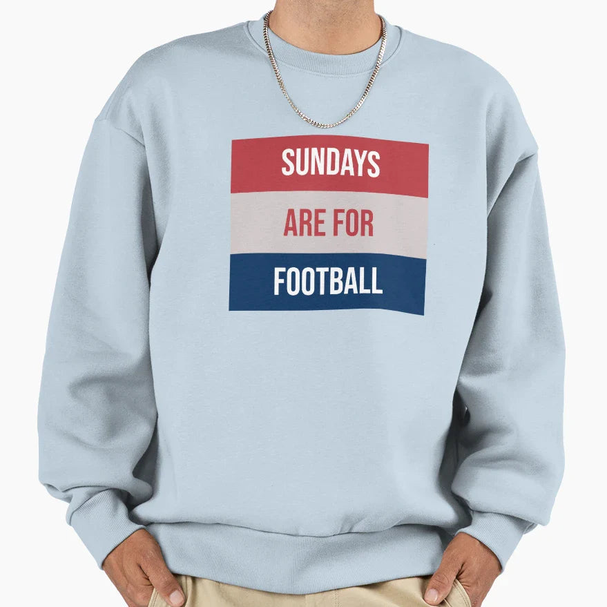 Sundays Are Football Sweatshirt - Aesthetic Graphic Men Women