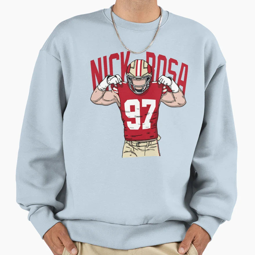 Championship Defensive End Sweatshirt - Minimalist Print Men Women
