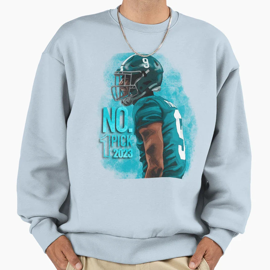 Bryce Young Draft Pick 1 Sweatshirt - Novelty Apparel Unisex