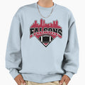 Falcons Football Skyline Football Sweatshirt - Unique Graphic Men Women
