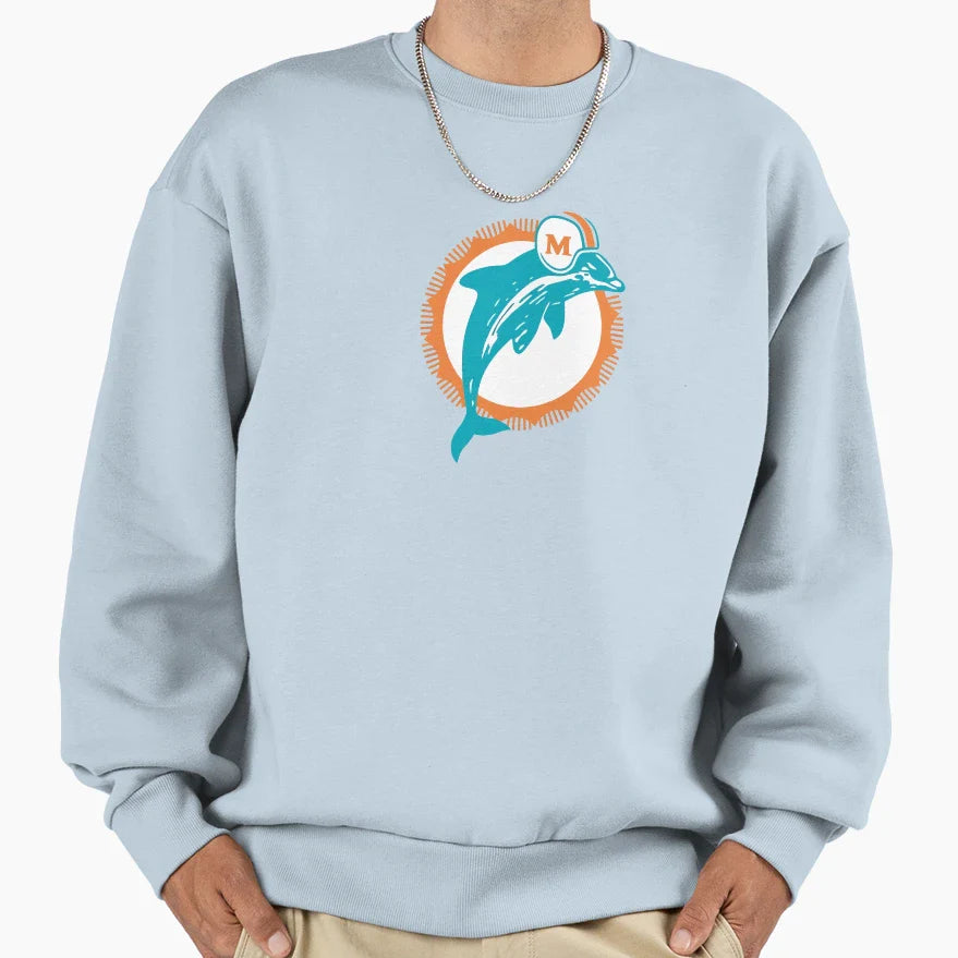 Dolph Miami Sweatshirt - Fun Novelty Design for Adults