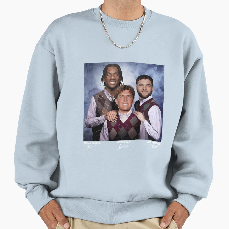 Jaxson Dart Cam Skattebo Malik Sweatshirt - Aesthetic Graphic Men Women