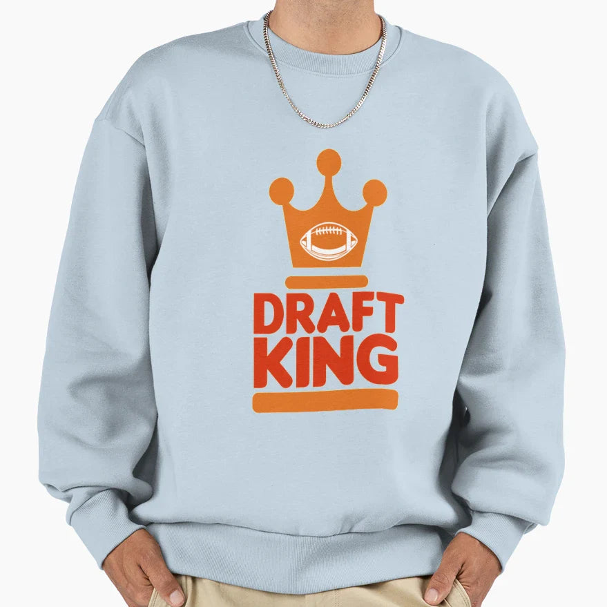 Fantasy Football Draft Party Sweatshirt - Casual Everyday Wear Men Women