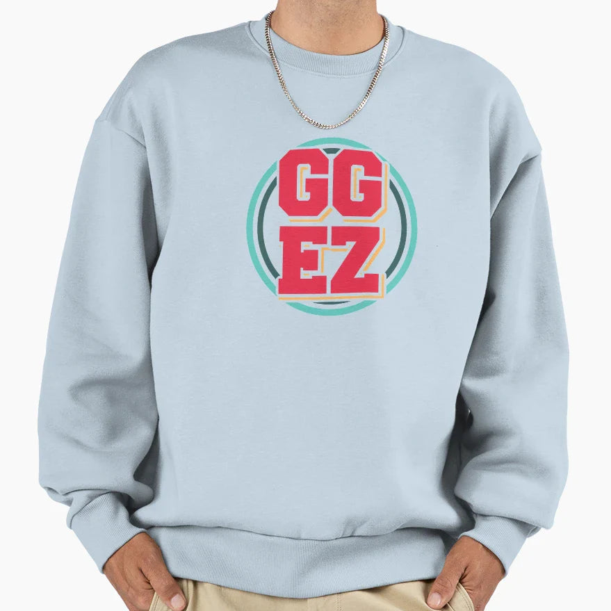 Gg Ez Sweatshirt - Unique Graphic Unisex