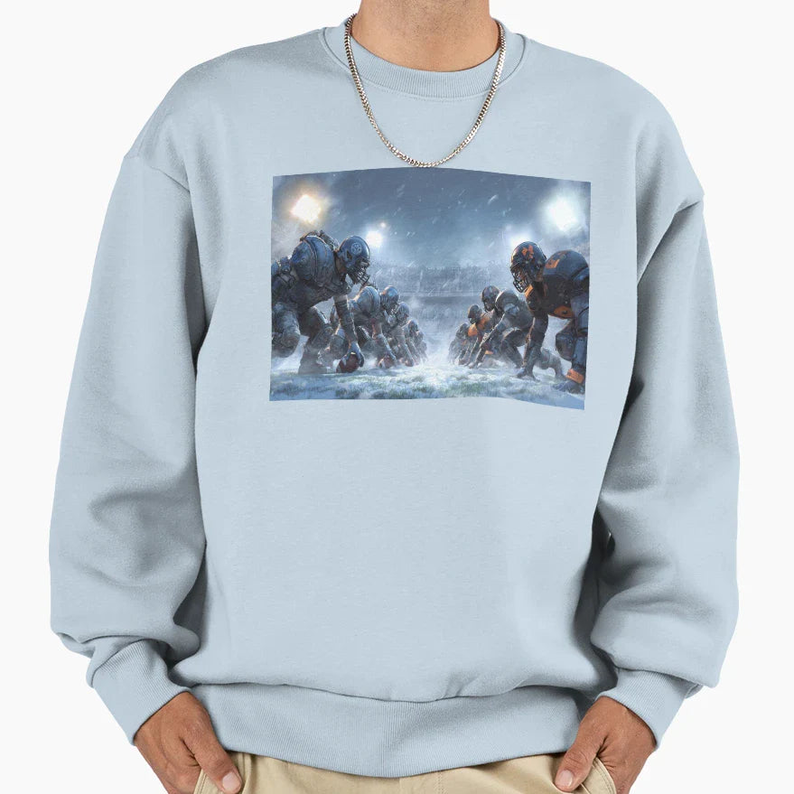 Frozen Showdown Sweatshirt - Fun Novelty Design for Adults
