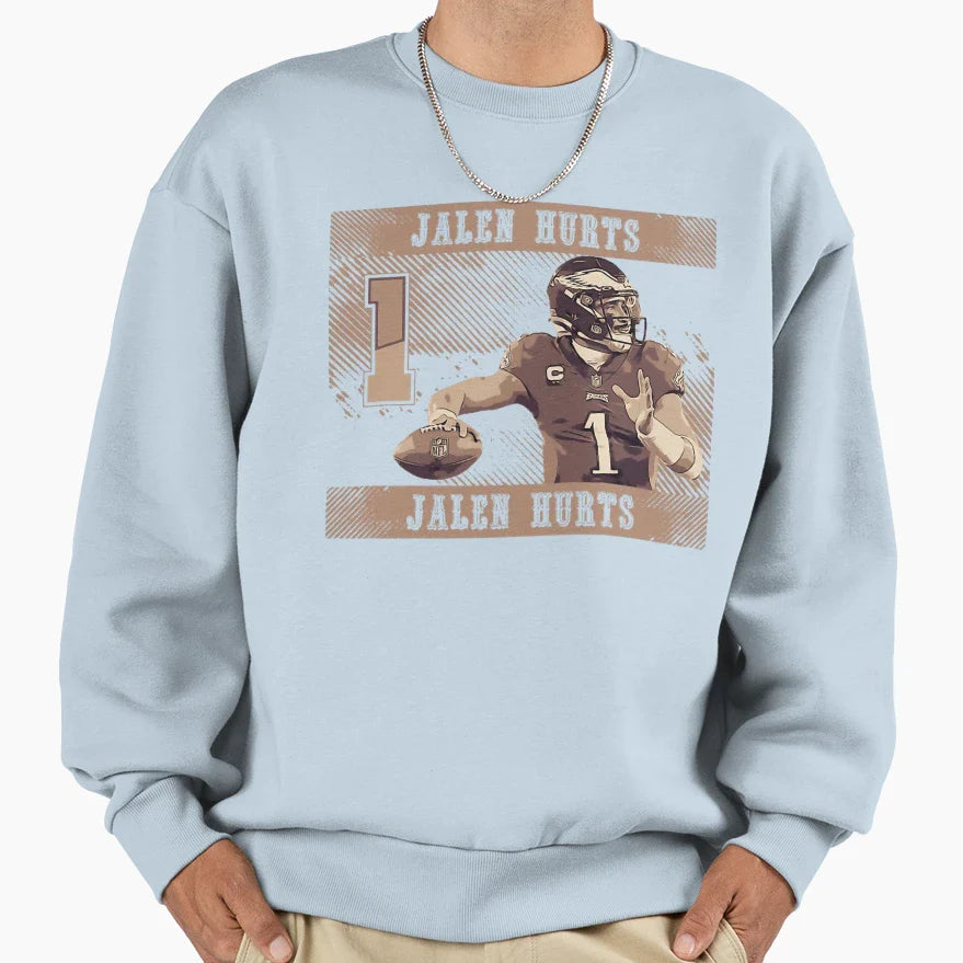 Player Sports 1 Touchdown Sweatshirt - Graphic Print Unisex
