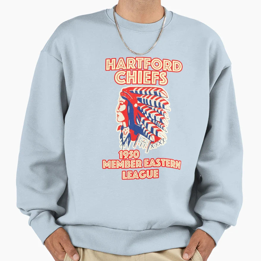 Hartford Chiefs Baseball And T-Shirt - Fun Novelty Design for Adults