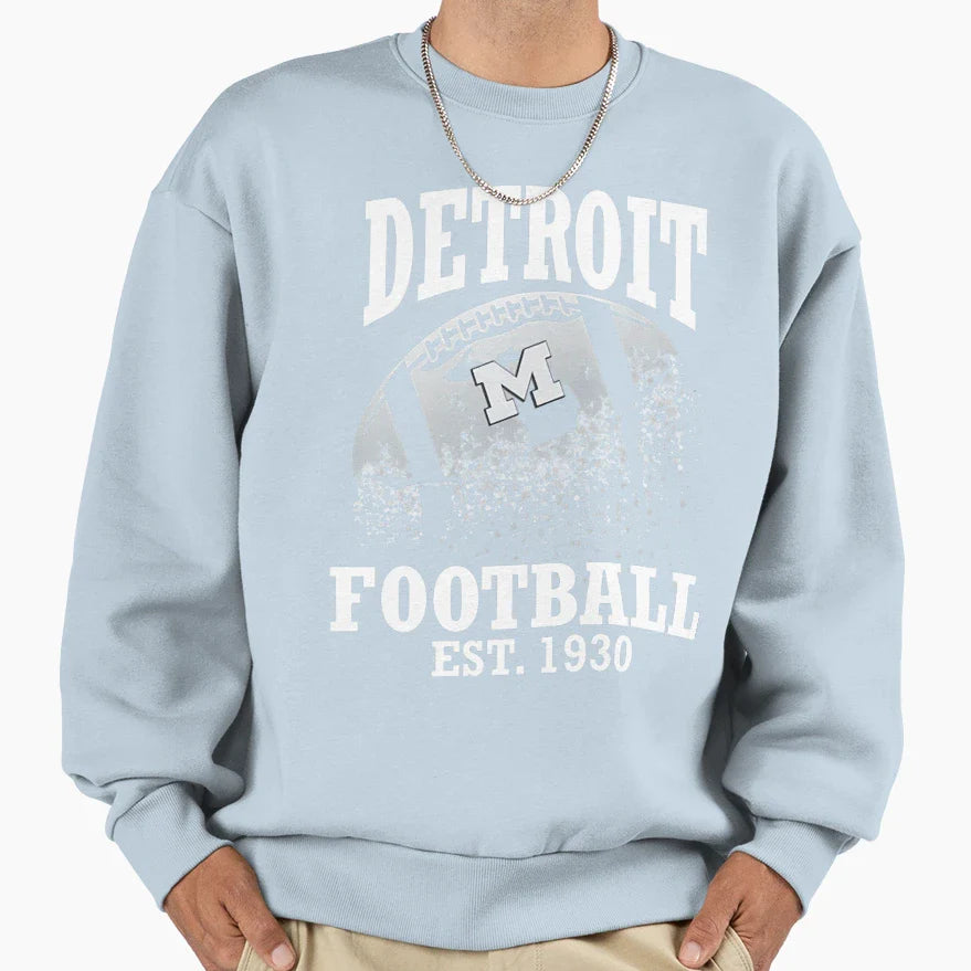 Football Detroit Lions Sweatshirt - Fun Novelty Design for Adults