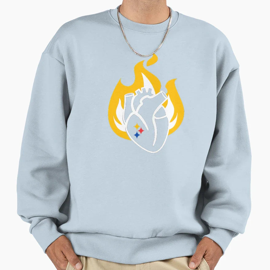 Pittsburgh Steelers Sweatshirt - Minimalist Print for Adults