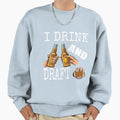 I Drink And Draft T-Shirt - Aesthetic Graphic Men Women