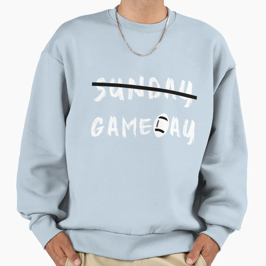 Football Sunday Gameday Sweatshirt - Trendy Graphic Unisex