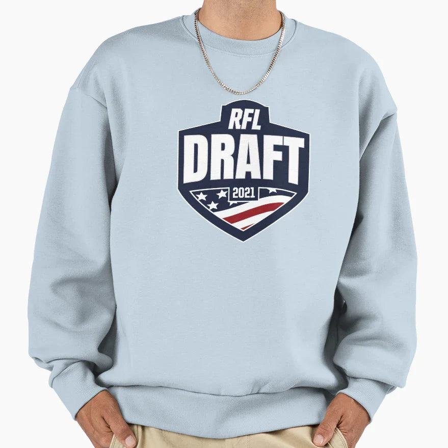 2021 Rfl Draft Logo Sweatshirt - Trendy Graphic for Adults