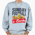 Funny Game Day Food Lover Sweatshirt - Graphic Print for Adults