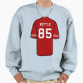 Kittle Jersey Red Sweatshirt - Fun Novelty Design for Adults