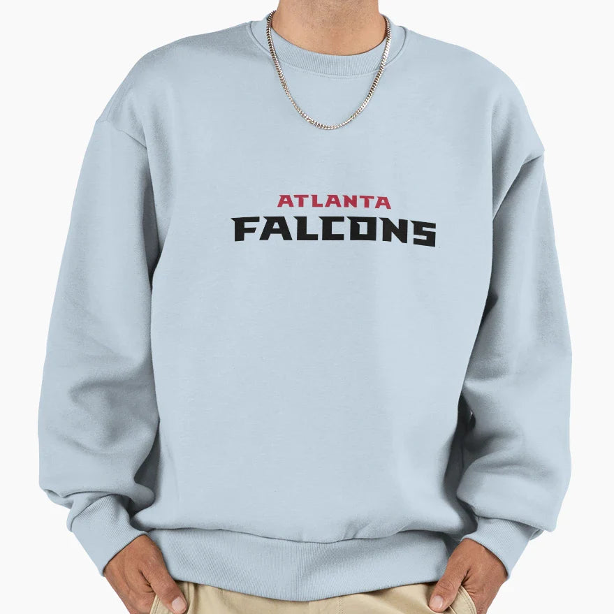 Falcons Wordmark Sweatshirt - Aesthetic Graphic Unisex