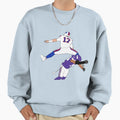 Buffalo Bills JA Hurdle Sweatshirt - Fun Novelty Design for Adults