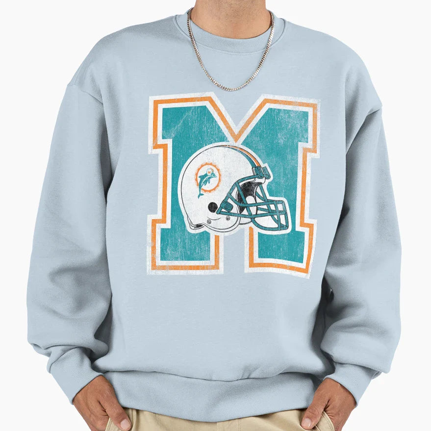 Miami Sweatshirt - Graphic Print Unisex