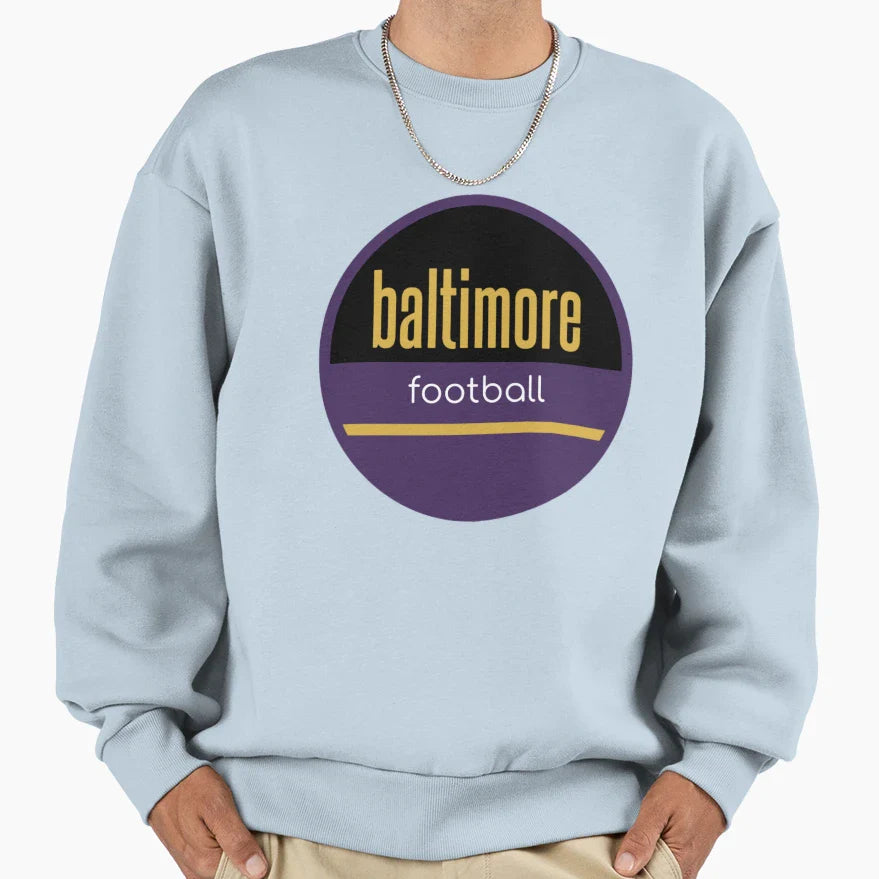 Baltimore Football 9 Sweatshirt - Unique Graphic for Adults