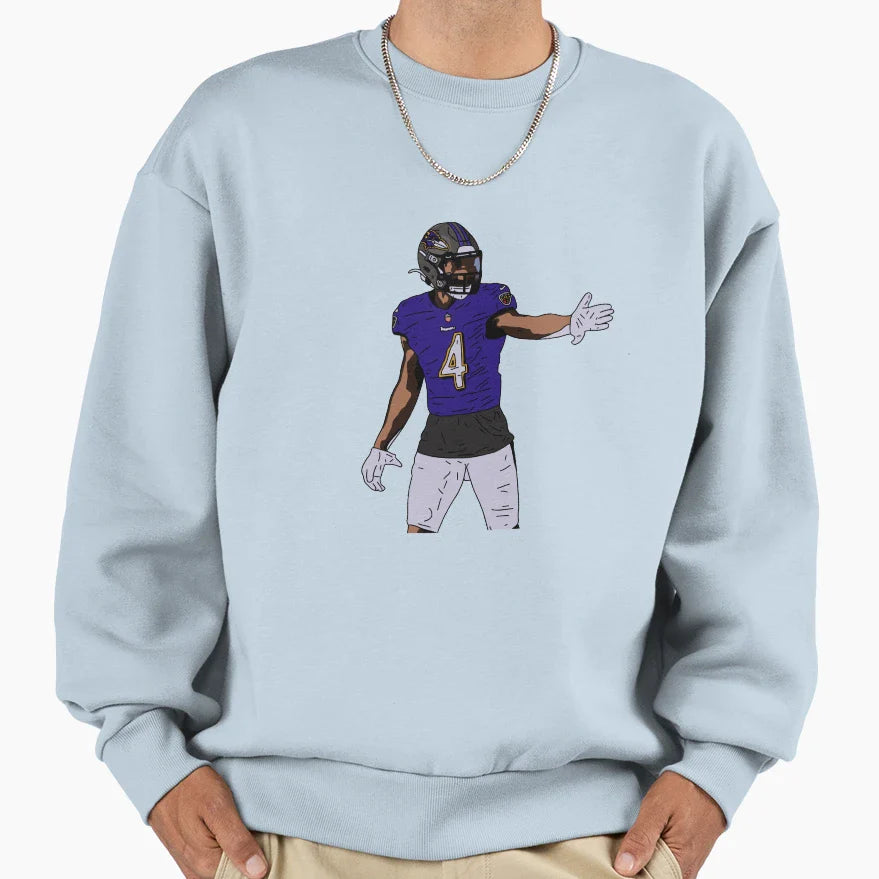 Zay Flowers Sweatshirt - Fun Novelty Design for Adults