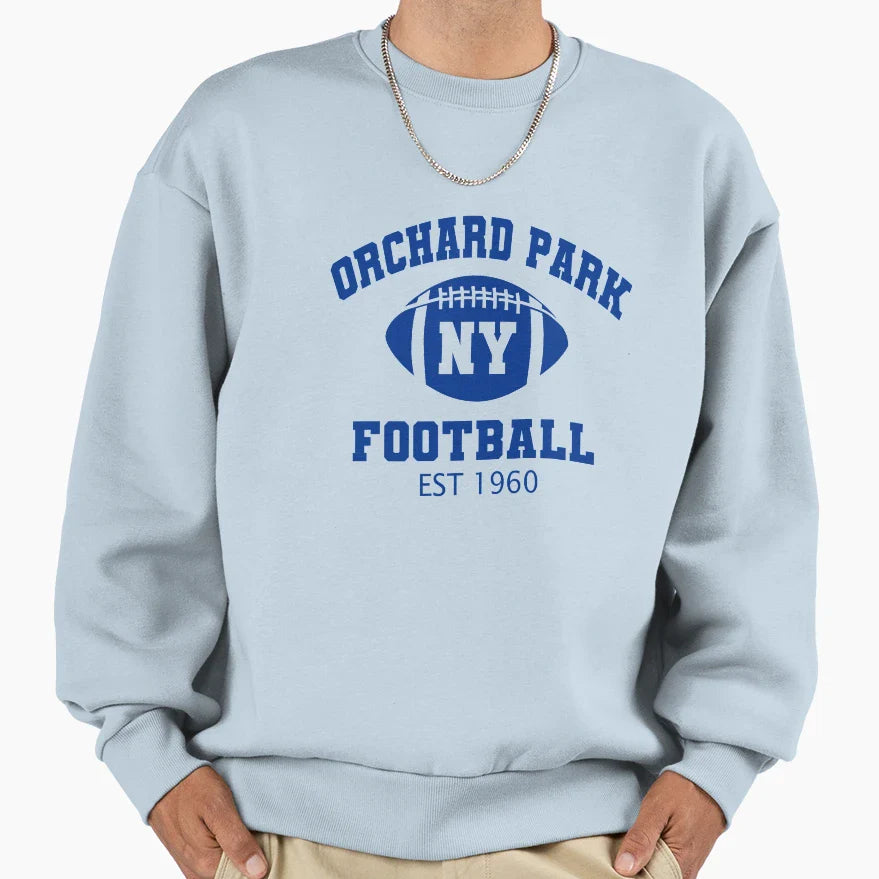 Orchard Park Football Sweatshirt - Trendy Graphic for Adults