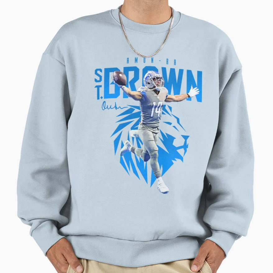 Amon Sport Ra St Brown 1 Sweatshirt - Trendy Graphic for Adults