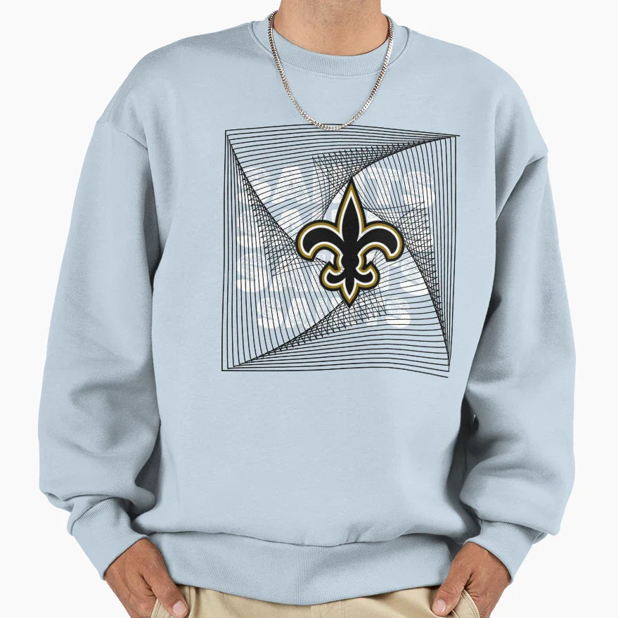 New Orleans Saints Sweatshirt - Custom Art Print Men Women
