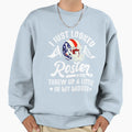 Funny Fantasy Football Threw Up Little Sweatshirt - Graphic Print Men Women