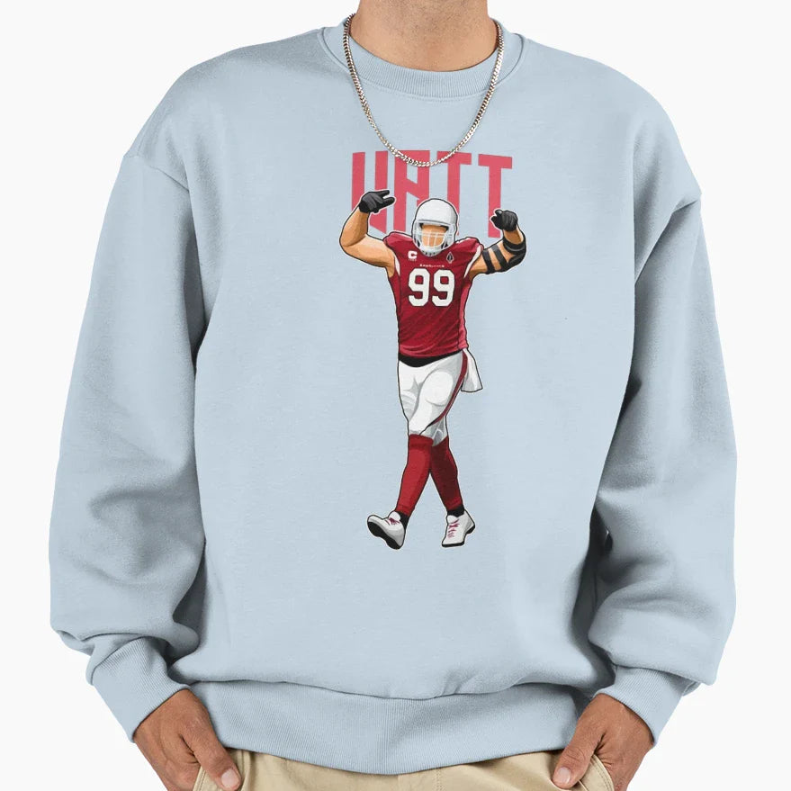 Art Arizona Cardinals Sweatshirt - Minimalist Print for Adults
