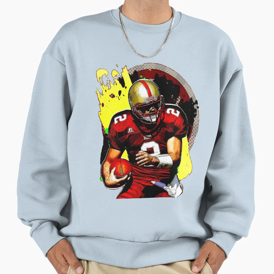 Sports Sweatshirt - Unique Graphic Unisex