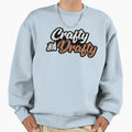 Crafty And Drafty Sweatshirt - Graphic Print Unisex