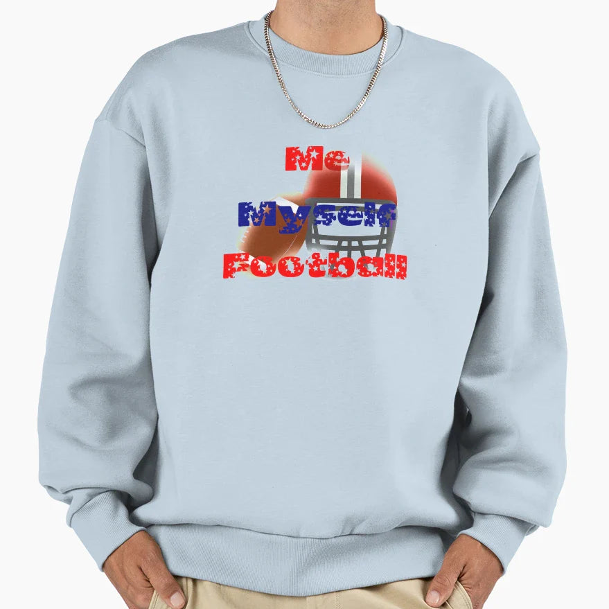 Amercian Football Sweatshirt - Casual Everyday Wear for Adults
