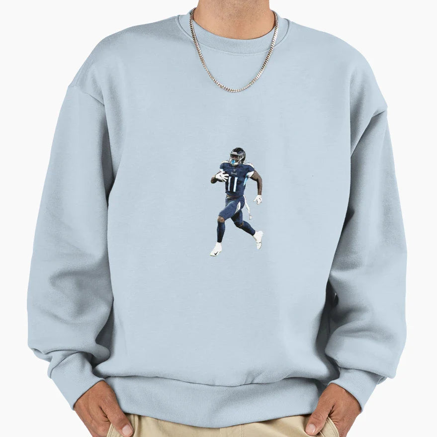 Aj Brown Sweatshirt - Fun Novelty Design Unisex