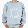 Sunday Funday Football Sports Sweatshirt - Streetwear Style for Adults