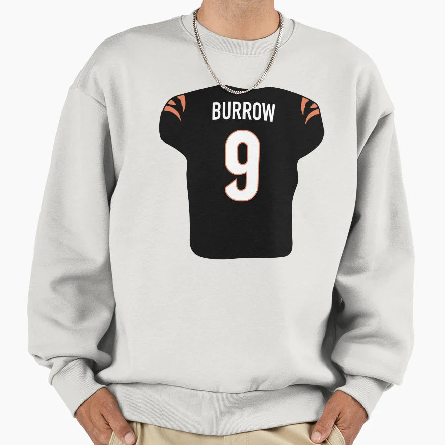 JB Jersey Sweatshirt - Minimalist Print for Adults