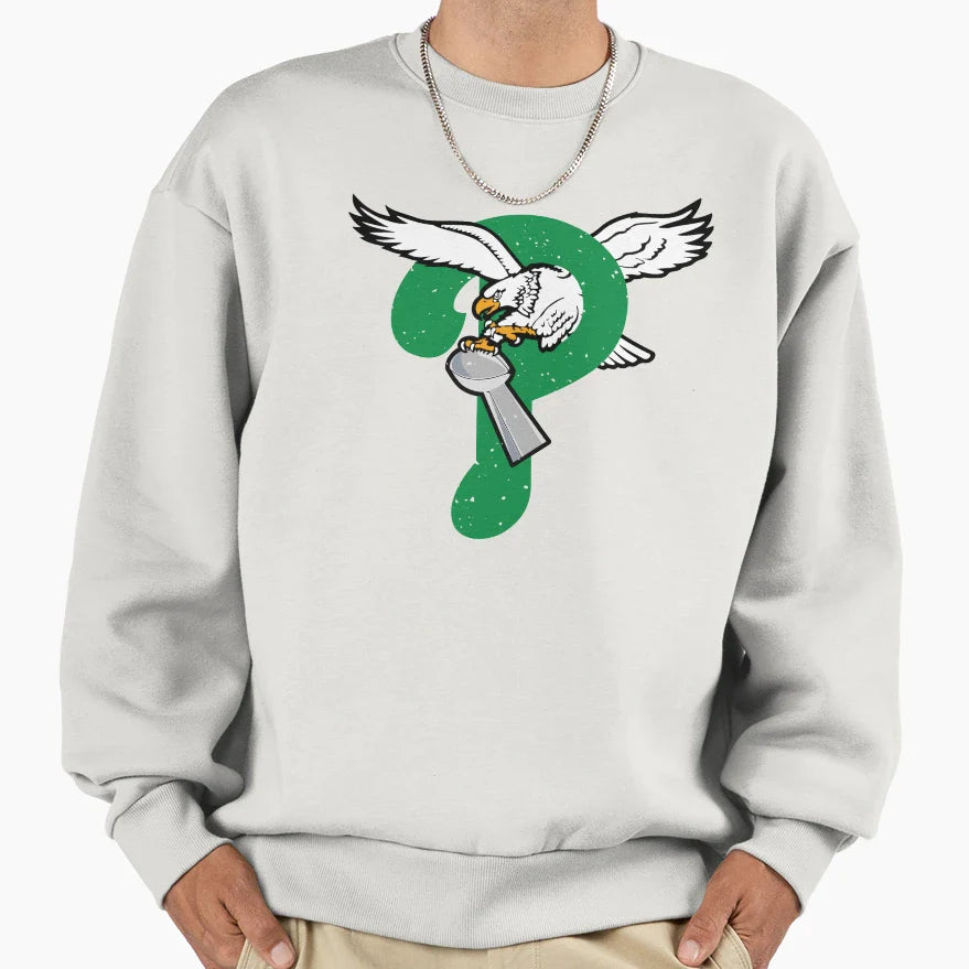 Super Birds Super Bowl Sweatshirt - Minimalist Print Unisex