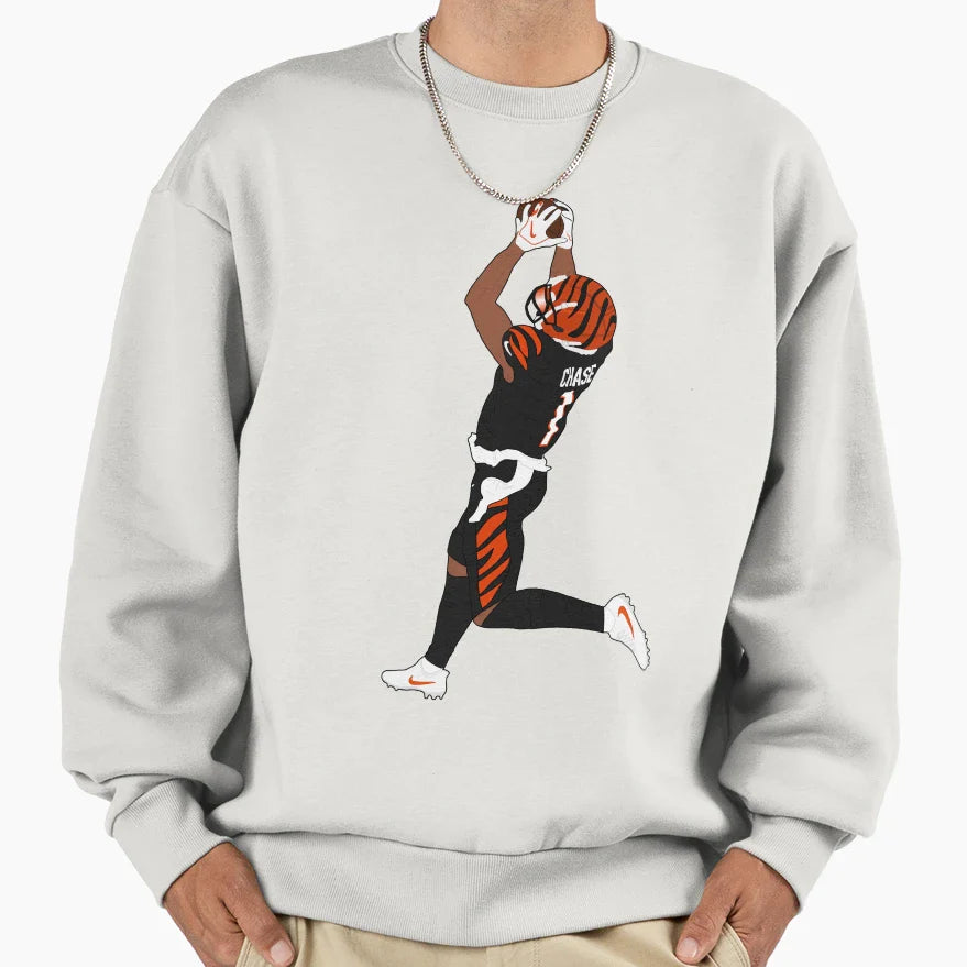 Jamarr Chase Sweatshirt - Minimalist Print Unisex