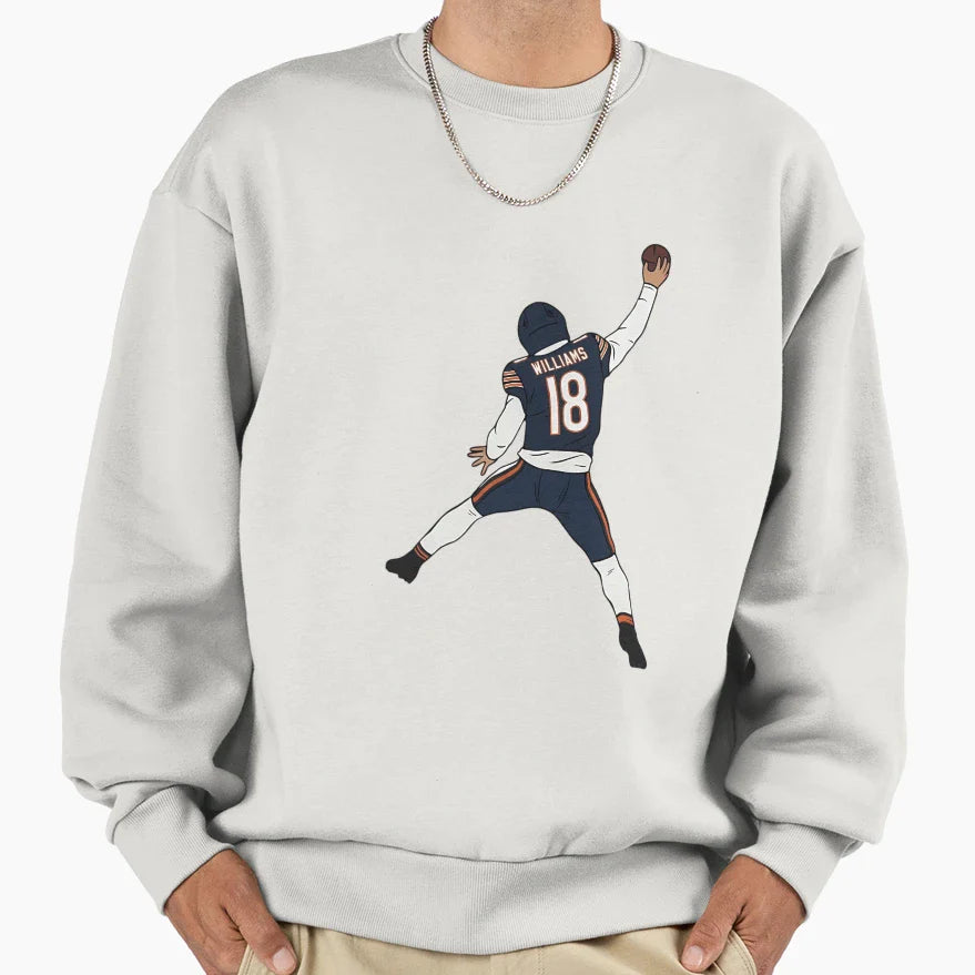 CW Throw Sweatshirt - Casual Everyday Wear for Adults