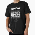 Sunday Funday Chicage Football T-Shirt - Streetwear Style Men Women