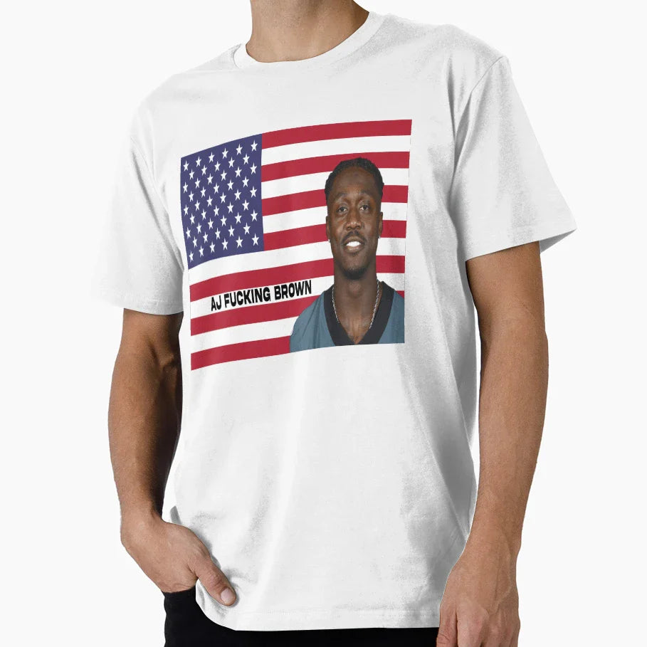 Aj Fing Brown T-Shirt - Streetwear Style Men Women